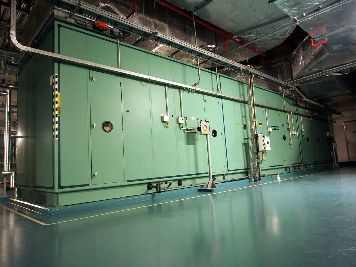 Large commercial air handling unit